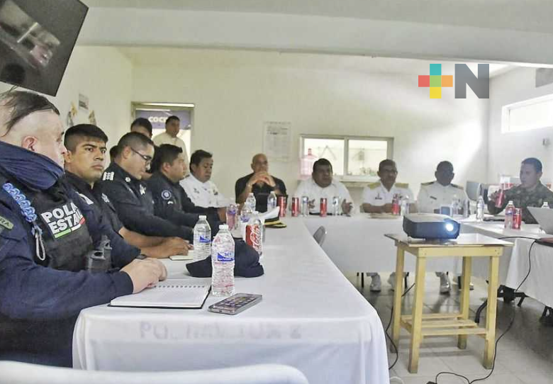 Coordina SSP reunión con fuerzas federales y estatales en Tuxpan